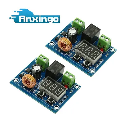 2 Pcs 12V-36V Battery Low Voltage Cut Off On Switch Controller Protection Module • $14.98