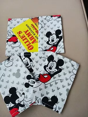 Mickey Mouse Fabric Credit Card/Gift Card Holders Set Of Four Free Shipping  • $7.50