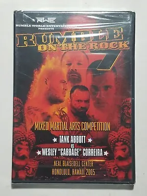 Rumble On The Rock 7 DVD NTSC (2005) Cabbage Vs Tank Abbott -- NEW! SEALED!! • $16.95