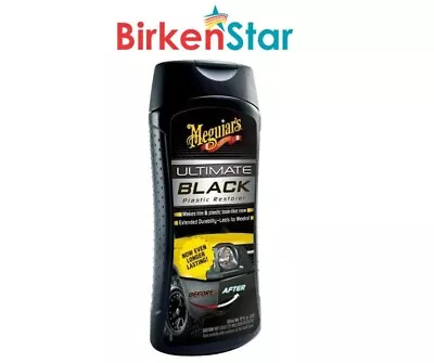 Meguiars Car Black Plastic Restorer Fluid 12oz Ultimate Trim Protect Restore US • $14.45