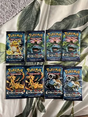 2016 Pokemon TCG - XY Evolutions Booster Pack - Sealed - Lot Of 8 • $164.99