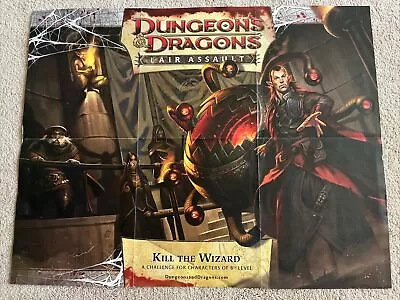 Dungeons & Dragons Lair Assault Kill The Wizard Poster 2012 • $10