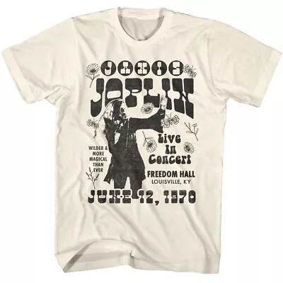 Janis Joplin Live In Concert Freedom Hall 1970 Men's T Shirt Rock & Soul Merch • $25.50