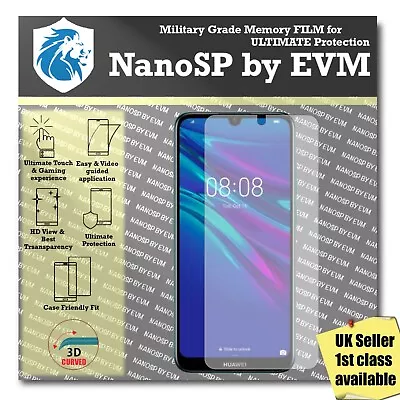 NanoSP Huawei Y6 2019 TPU Screen Protector FILM Hydrogel COVER • £3.99