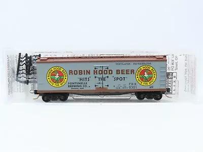 N Scale Micro-Trains MTL 49450 FBX Robin Hood Beer 40' Wood Reefer #5301  • $14.95