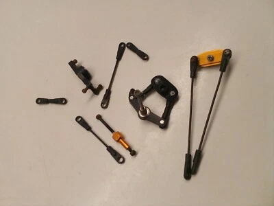 $32.50 • Buy X-Cell 60 Miniature Aircraft RC Helicopter Servo Retainers & Linkages Parts