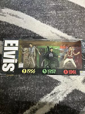 Mcfarlane Toys ELVIS PRESLEY 3-PACK FIGURES 2006 Series 2 Sealed & Brand New • $129.99