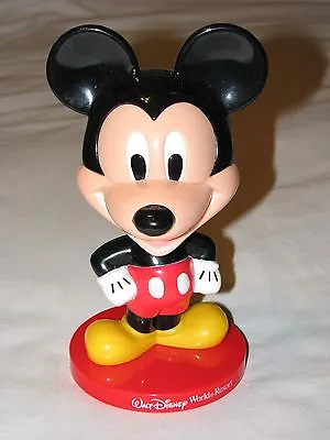 Bobblehead Mickey Mouse Walt Disney World Resort Kellogg's Plastic Large 8.5   • $19.99