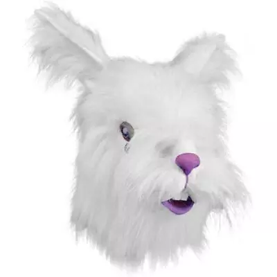 Bristol Novelty Rabbit Mask With Fur Adult Fancy Dress Costume Accessory • £19.49