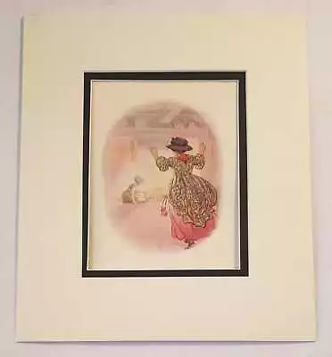 TARRANT Polly Flinders (1934 Nursery Rhymes Colour Lithograph) • £9.95