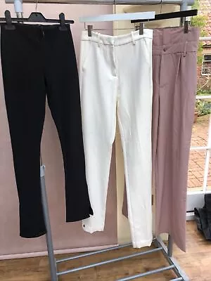 3 X Pairs Zara Trousers Size Small  See Photos • £5.99