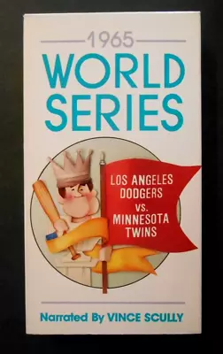 1965 World Series VHS Los Angeles Dodgers Vs Twins Vin Scully Koufax Drysdale • $9.95