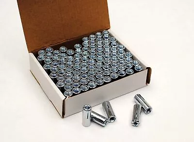 (100) Drop-In 1/4 X 1 Concrete Expansion Anchor 3/8 Drill Zinc Plated 1/4-20 • $22.99