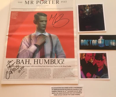 £49.95 • Buy Matt Smith,Peter Capaldi (Dr Who) Dual Signed Newspaper Unique Rare One Off!
