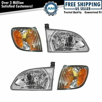 Headlight Corner Light Lamp LH RH Left Right Kit Set Of 4 For 01-03 Sienna • $115.02