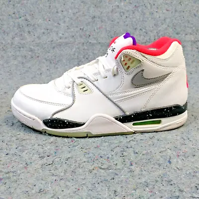 Nike Air Flight 89 Planet Of Hoops Mens Size 9.5 Shoes Basketball Sneakers White • $54