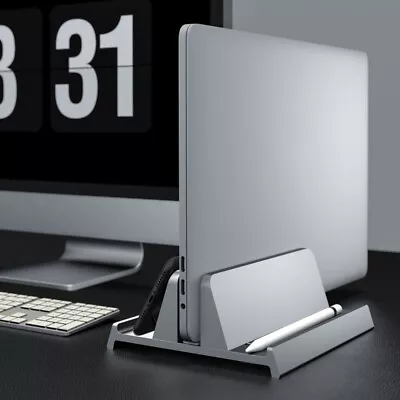 Vertical Laptop Stand For Macbook Air Pro Desktop Stand  With Adjustable • $19.72