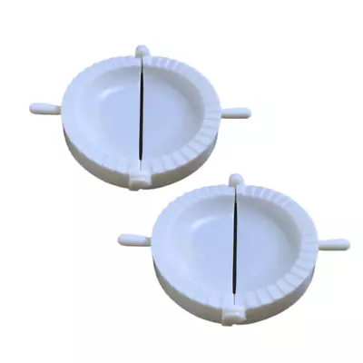 2Pcs/set DIY Dumpling Maker Mould White Dough Patties Press Meat Pie Pastry New • $8.90