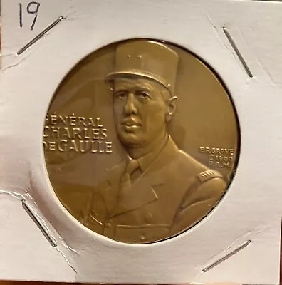 Charles DeGalle Liberation Of Paris Medallic Art Co. Bronze • $100