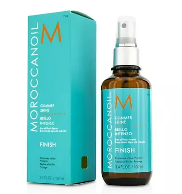 Moroccan Oil Glimmer Shine Finish  3.4oz   BOXED! • $24.50