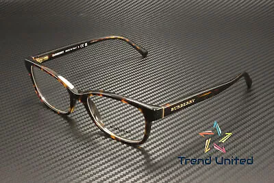 BURBERRY BE2201 3002 Dark Havana Demo Lens 52 Mm Women's Eyeglasses • $94.95