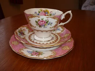 £22 • Buy Royal Albert 'Lady Carlyle' Bone China Trio Tea Cup, Saucer, Side Plate