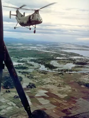 Vietnam  War  Photos --   Piasecki H-21  -  Helicopter • $3.99