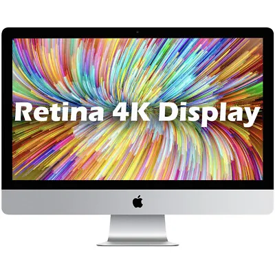 Apple IMac 21.5  4K Retina I5-7400 8GB  1TB HDD Radeon Pro MNDY2LL/A A1418 2017 • $299.99