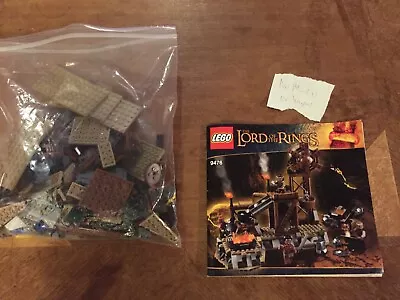 Lego- The Lord Of The Rings- The Orc Forge- 9476- No Minifigures • $79.99