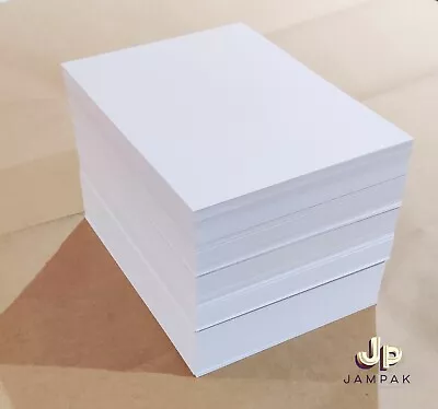 £3.10 • Buy White Craft Card 250/350/450/720gsm PREMIUM QUALITY A3, A4, A5, Arts&Crafts. 