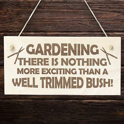 Garden Sign Engraved Funny Garden Signs And Plaques House Sign Outdoor • £3.99