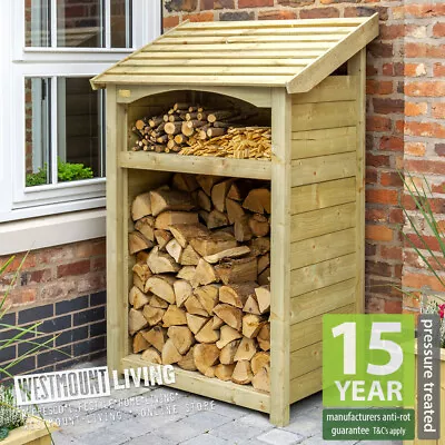 Premium Outdoor Log Store - 2 Sizes • £221.99