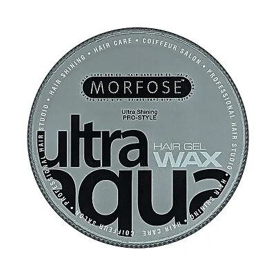 Morfose Ultra Aqua Hair Gel Wax RED Strawberry Scent 175ml Shine Barber Salon • £6.79