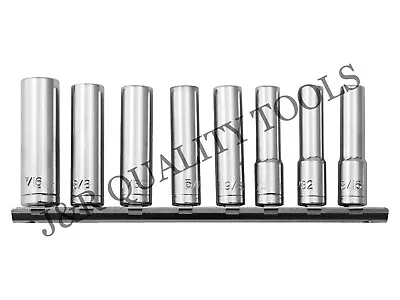 9pc 1/4  INCH DRIVE DEEP SOCKET SET SAE WITH SOCKET HOLDER  • $9.95