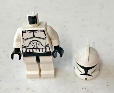 Lego Star Wars Minifigure Clone Trooper Phase 1 Rangefinder Sw0200 Set 7676 2008 • $12