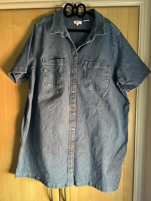 £5.99 • Buy Levi Curve Shirt Dress Worn Once Size 20 Paid £34.99 Worn Once