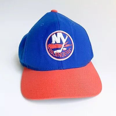 New York Islanders Mitchell & Ness NHL Vintage Snapback Wool Cap Orange Blue • $25.95