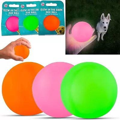 6.5cm LED Spikey Dog Balls Colorful Light Up Balls Dark Night Flashing PVC Balls • £6.53