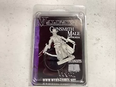 Malifaux Blister Guild Arcanists Gunsmith Male (NIB) • $12.95