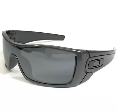 Oakley Sunglasses Batwolf OO9101-05 Dark Glitter Gray With Gray Lens 63-16-127 • $189.99