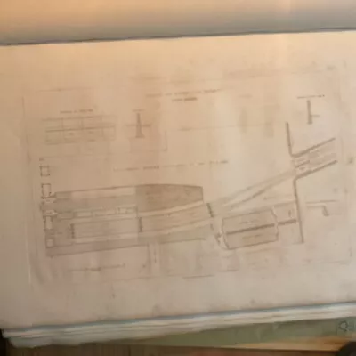 London & Birmingham Railway 1838 - Euston Station Plans LARGE Antique Print 1838 • £40