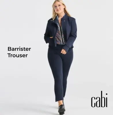 Cabi New NWT Barrister Trouser #6265 Navy Blue Size 00 - 20 Was $136 • $108.80