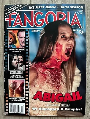 FANGORIA Volume 2 Issue 23 HORROR Magazine ABIGAIL First Omen TRIM SEASON Chucky • $19.99