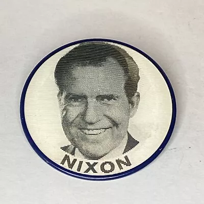 1968 Richard Nixon Spiro Agnew Campaign Flasher Button Presidential Pin Vari-Vue • $19.99
