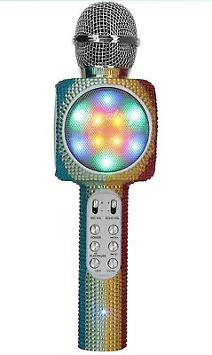 Sing-A-Long Bling Collection Bluetooth Karaoke Microphone & Bluetooth Speaker  • $25