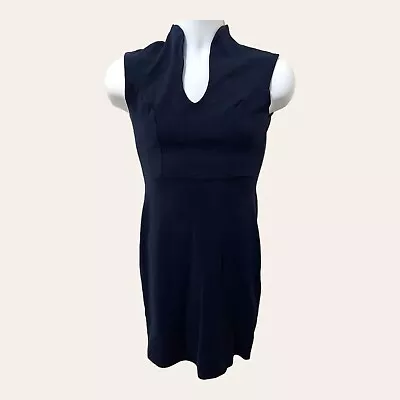 Rolla Coster Bodycon Dress Dark Blue Sheath Knit Stretch Juniors Size Large • $16.98