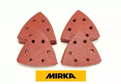 £23 • Buy Delta Sanding Sheets 93mm Triangle 90 Fit Bosch Sandpaper MIRKA Pads