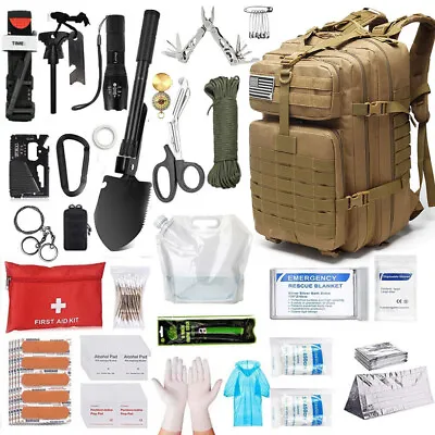  Survival Kit First Aid Kit With Emergency Tool Gear Tactical Small Molle Pouch  • $54.14