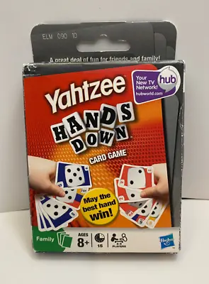 Yahtzee Hands Down Card Game May The Best Hand Win! Hasbro Factory Seal • $10.40