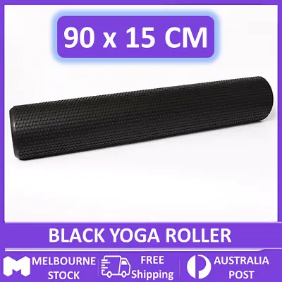 $34.94 • Buy Pilates Foam Roller Long Physio Yoga Fitness Home GYM Exercise Training 90x15CM